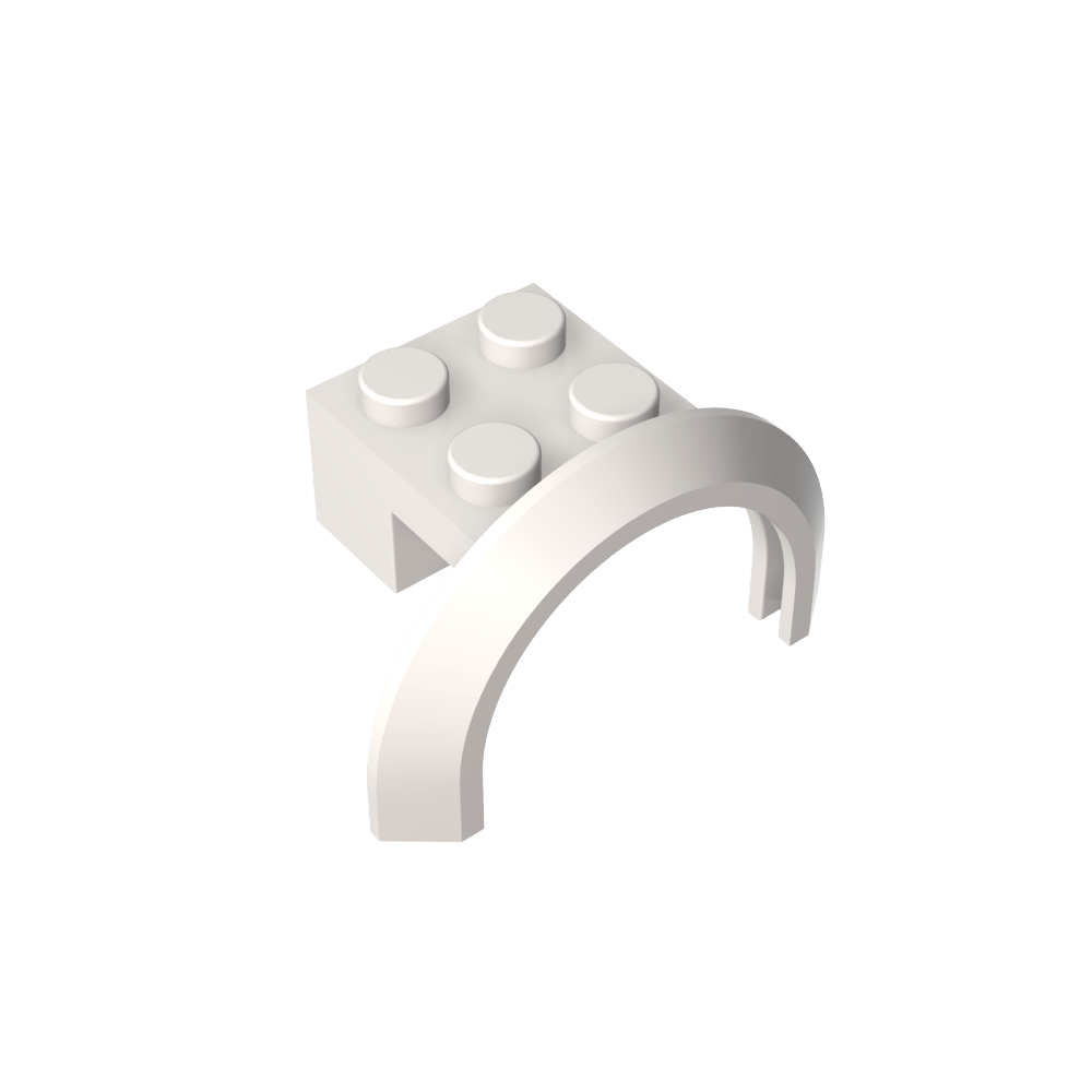 Radlauf, Kotflügel 4 x 2 1/2 x 2-MyGobricks