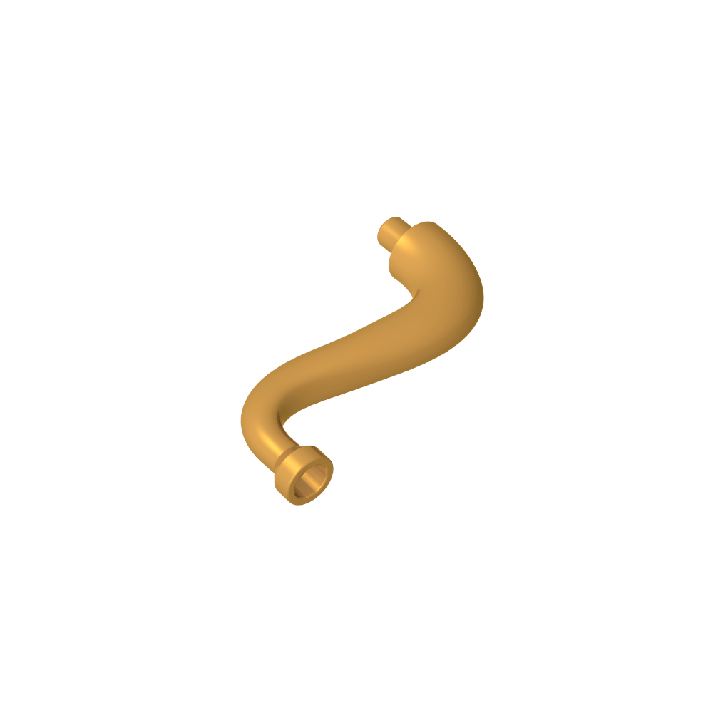 Tierkörperteil / Pflanze, Schwanz / Rüssel / Tentakel / Zunge / Ranke / Ast-MyGobricks