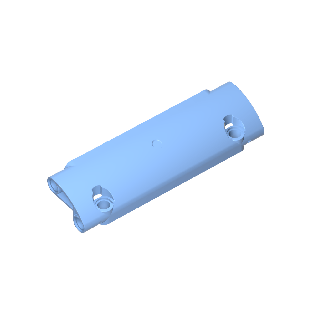 Technic Panel gebogen 11 x 3 mit 2 Stiftlöchern durch die Paneloberfläche - MyGobricks