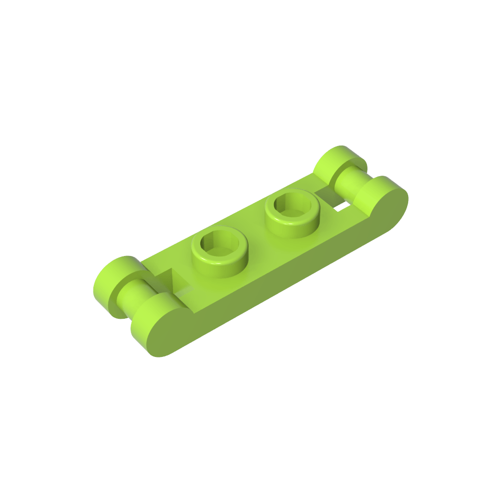 Platte Spezial 1 x 2 mit Griffen an den Enden-MyGobricks