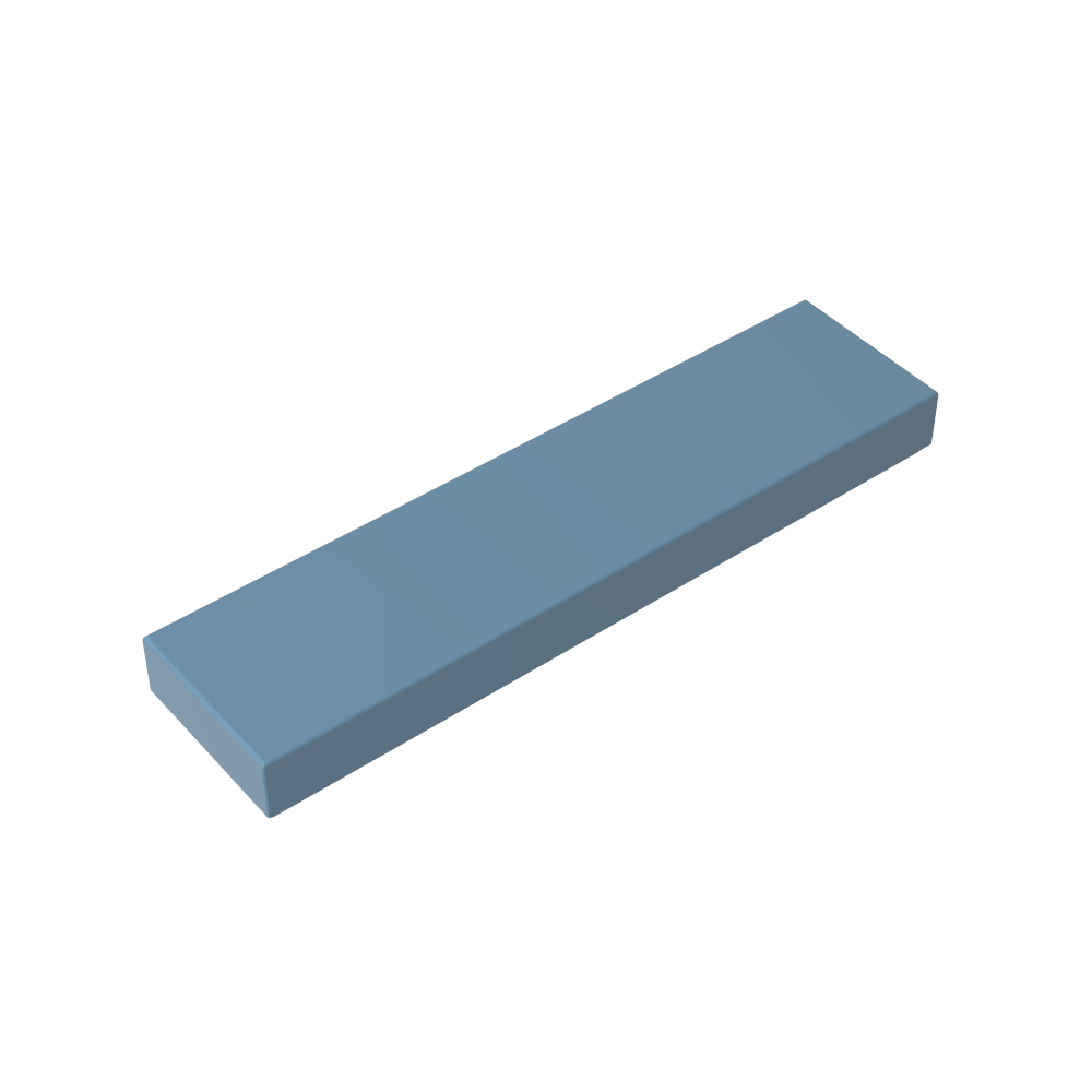 Fliese 1 x 4 mit Nut - MyGobricks