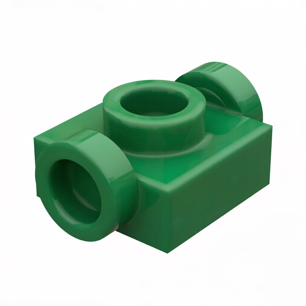 KF-0176 Kompatible Bausteine mit kleinen Partikeln: 1x1-Platte mit Noppen auf beiden Seiten (nicht von GoBricks) – ca. 492 Teile