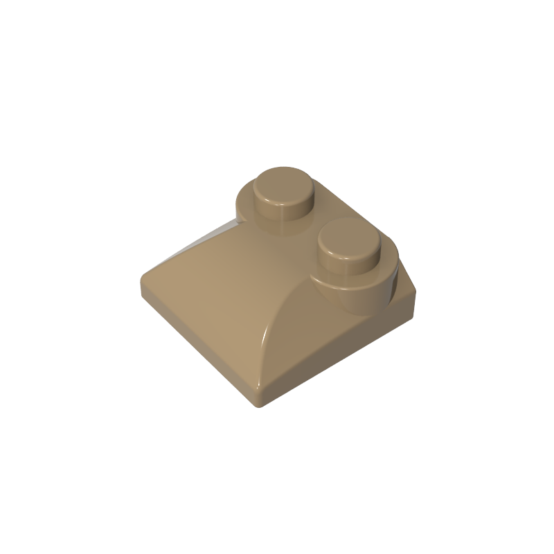 2x2 gebogener Stein