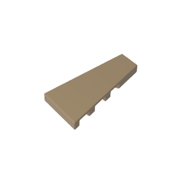 Fliese Spezial 2 x 4 Keilförmig Rechts-MyGobricks