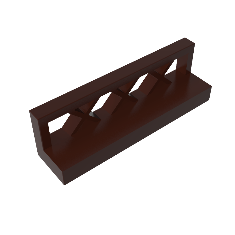 Zaun 1 x 4 x 1-MyGobricks