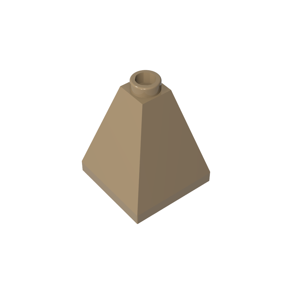 Neigung 75° 2 x 2 x 2 Vierfach Konvex-MyGobricks