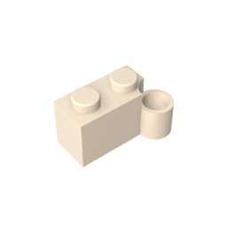 Scharnierstein 1 x 4 [Unterer]