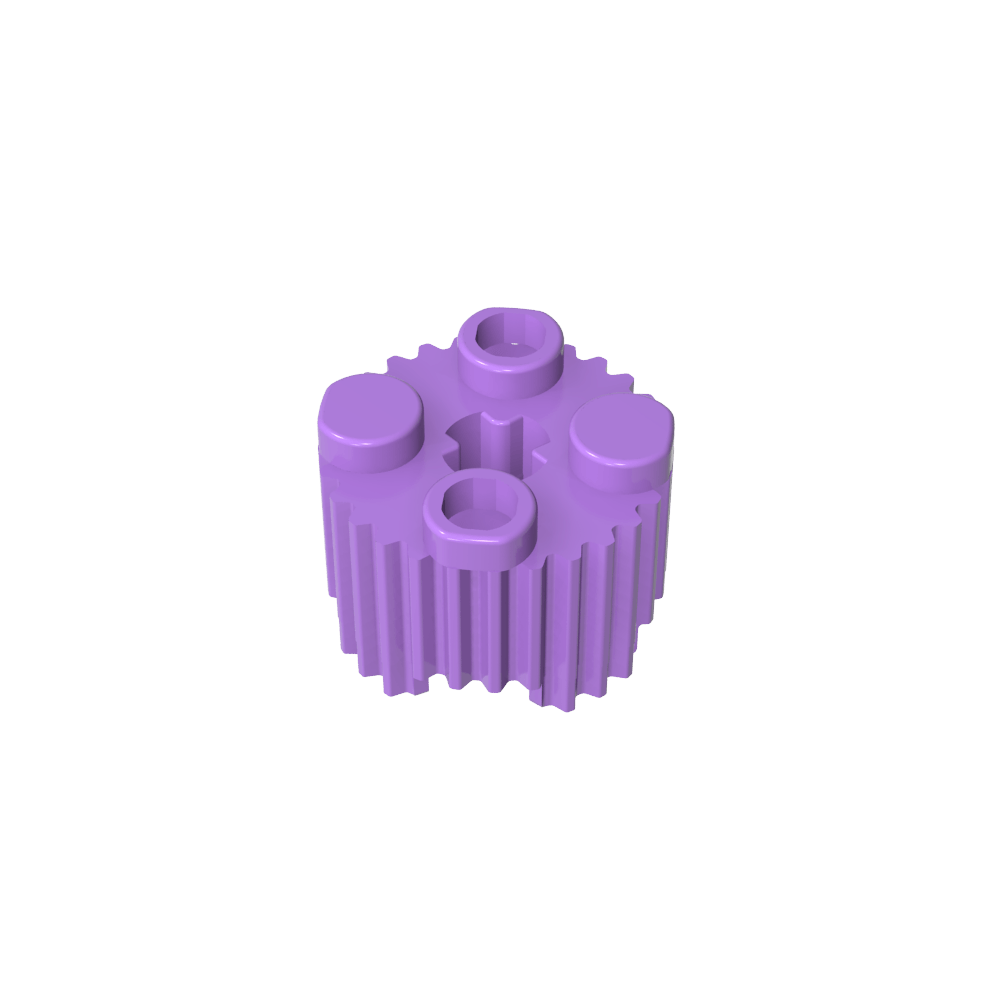 Rundstein 2 x 2 [Grill]-MyGobricks