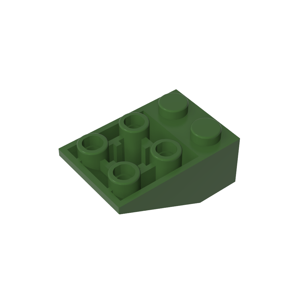 Schräge umgekehrte 33° 3 x 2 [Keine Verbindungen zwischen Noppen]-MyGobricks