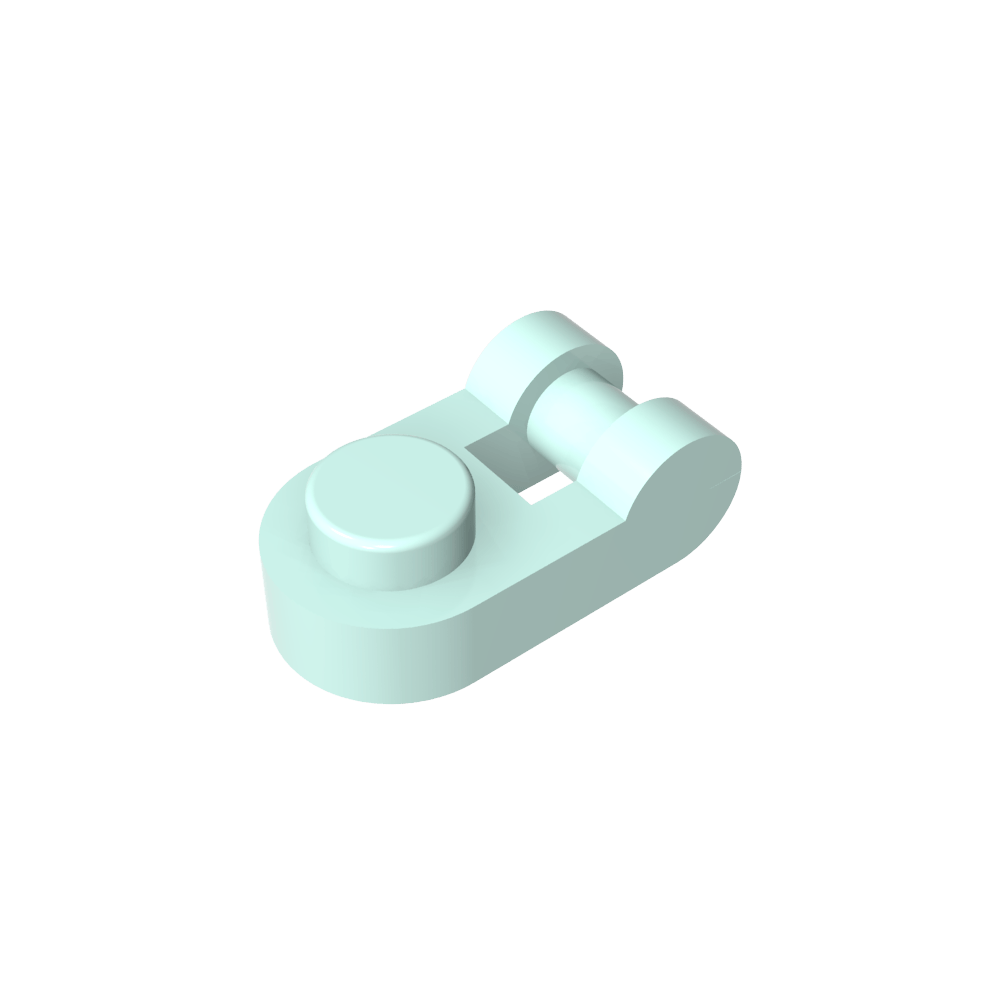 Platte Spezial 1 x 1 abgerundet mit Griff-MyGobricks