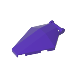 Windschutzscheibe 6 x 4 x 1 Sechseckig mit Griff - MyGobricks