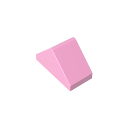 Neigung 45° 2 x 1 Doppelt mit ovalem Bodenstift