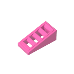 Schrägstein 18° 2 x 1 x 2/3 mit 4 Schlitzen - MyGobricks