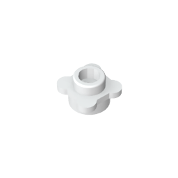 Pflanze, Blume, Platte rund 1 x 1 mit 4 Blütenblättern