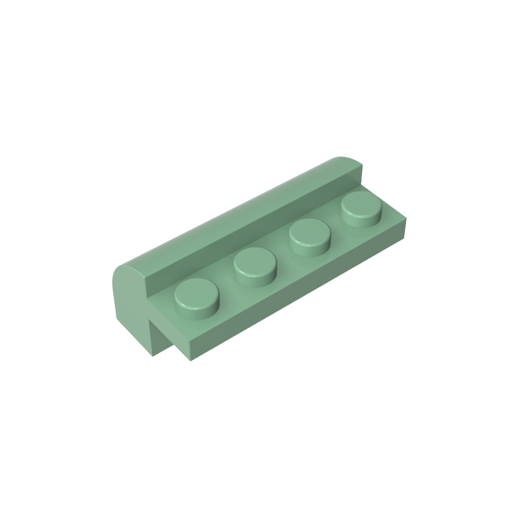 Gebogener Ziegelstein 2 x 4 x 1 1/3 mit gebogener Oberseite - MyGobricks