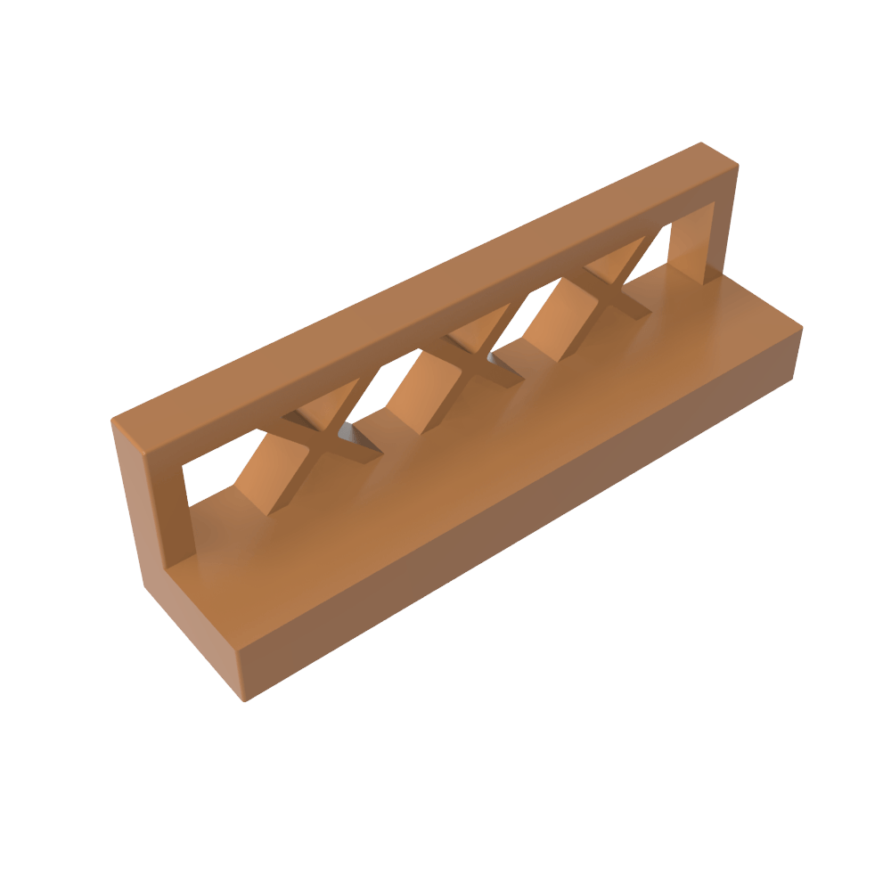 Zaun 1 x 4 x 1-MyGobricks