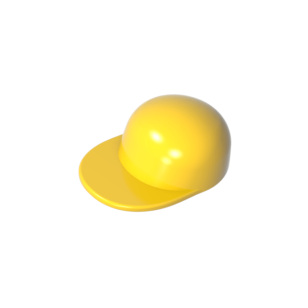 Figure Cap Kurzer gebogener Schirm