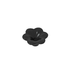 Pflanze, Outdoor-Zubehör-Set, Blume mit 6 runden Blütenblättern und Stecknadel