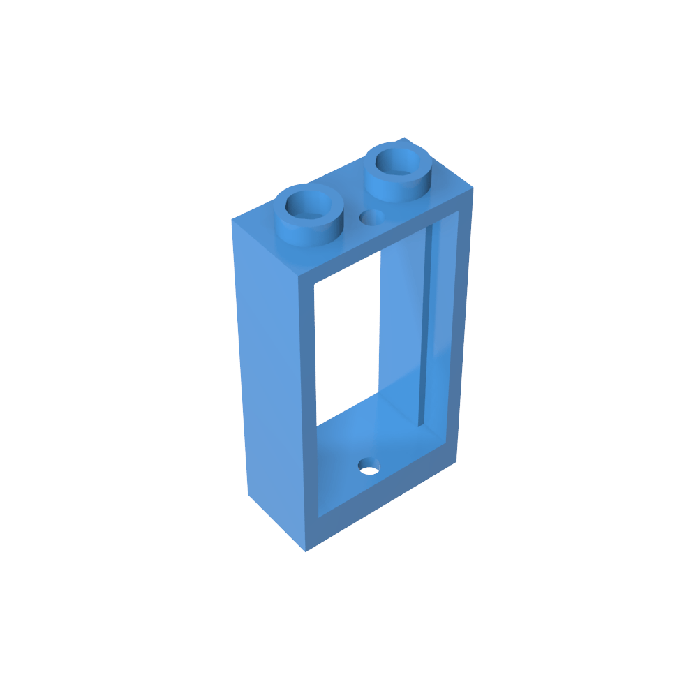 Fenster 1 x 2 x 3 Flache Vorderseite-MyGobricks