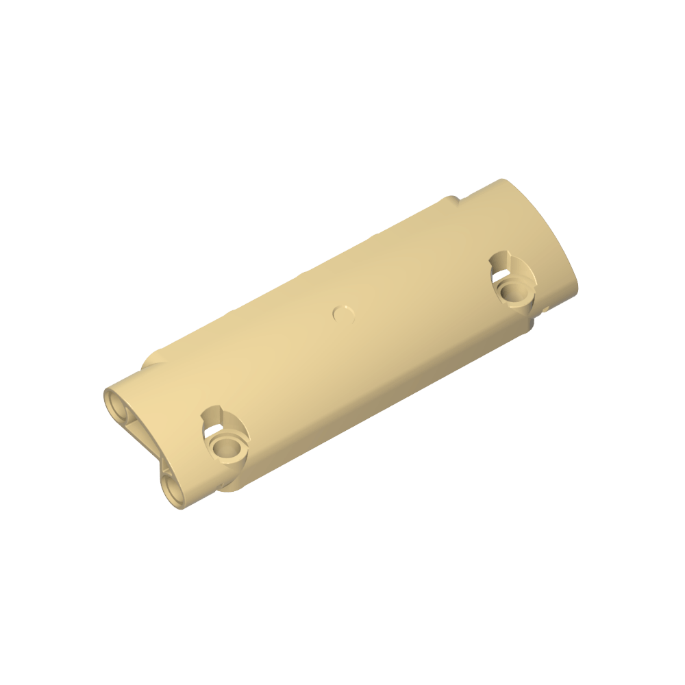 Technic Panel gebogen 11 x 3 mit 2 Stiftlöchern durch die Paneloberfläche - MyGobricks