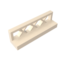 Zaun 1 x 4 x 1-MyGobricks