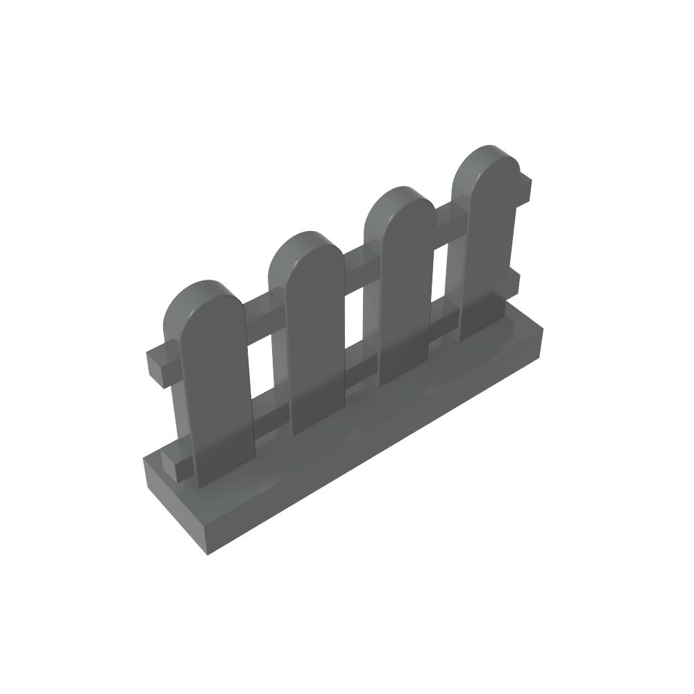 Lattenzaun 1 x 4 x 2-MyGobricks