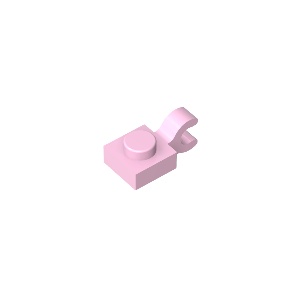 Platte Spezial 1 x 1 mit Clip Horizontal [Dicker U-Clip]-MyGobricks