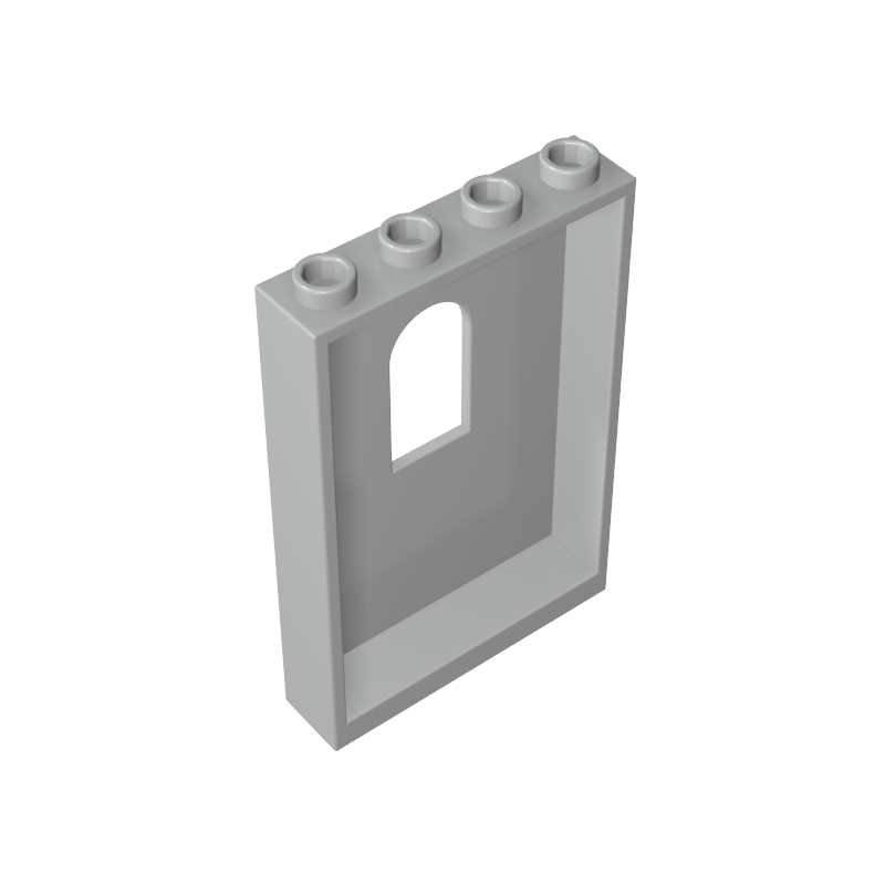 1x4x5 Wandpaneel mit Fenster