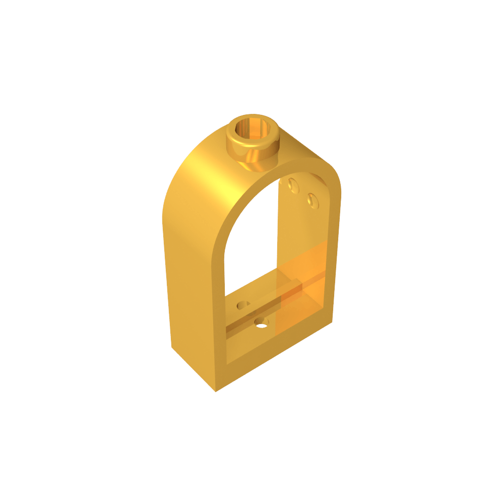 Fenster 1 x 2 x 2 2/3 mit abgerundeter Oberseite - MyGobricks