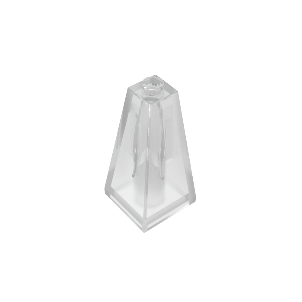 Neigung 75° 2 x 2 x 3 Doppelkonvex-MyGobricks