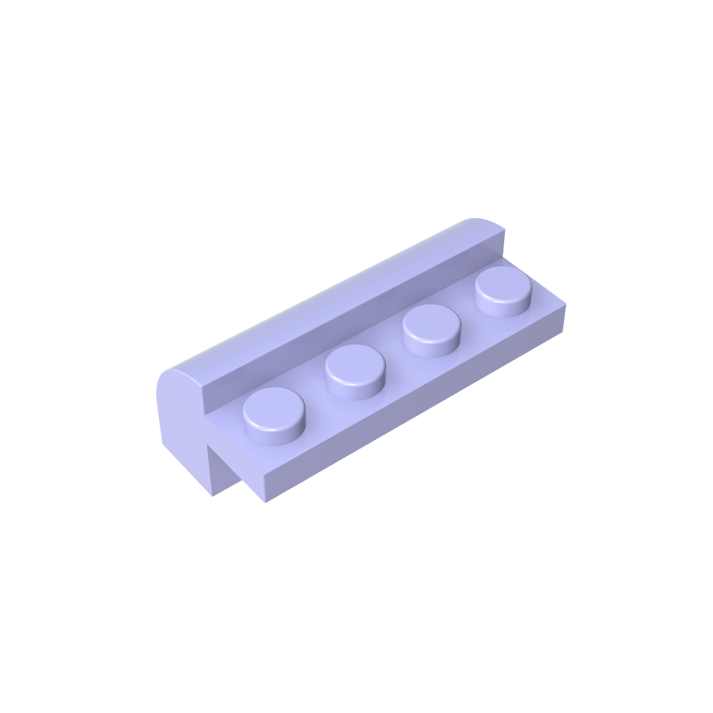 Gebogener Ziegelstein 2 x 4 x 1 1/3 mit gebogener Oberseite - MyGobricks