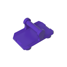 Gobricks Figurenschild rechteckig mit 4 Noppen - MyGobricks