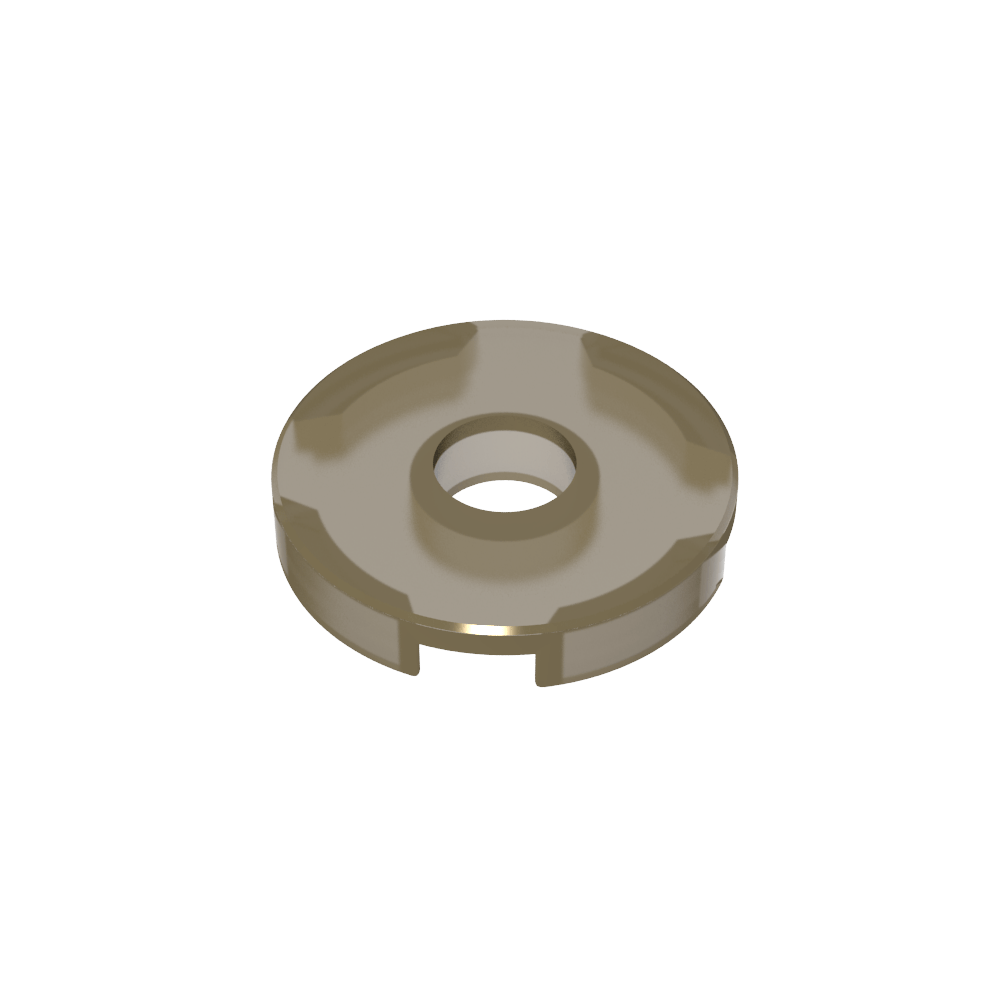 Fliese rund 2 x 2 mit Loch - MyGobricks