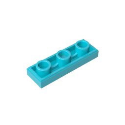 Fliese Spezial 1 x 3 Invertiert mit Mittelloch