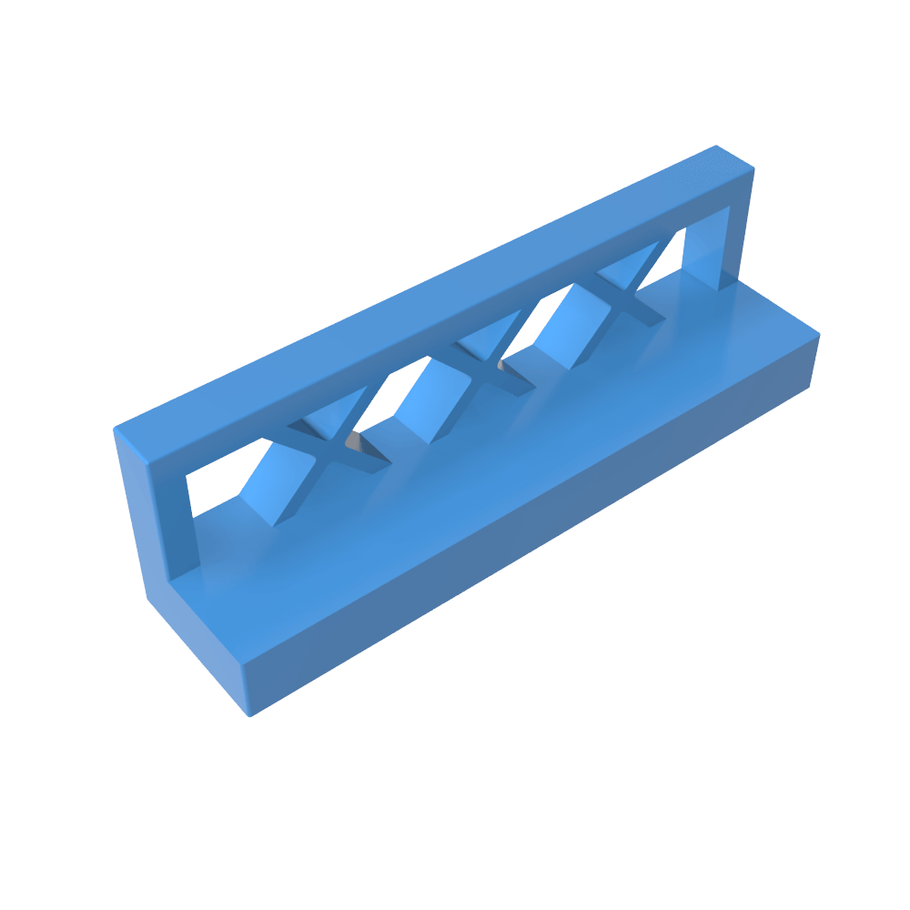 Zaun 1 x 4 x 1-MyGobricks