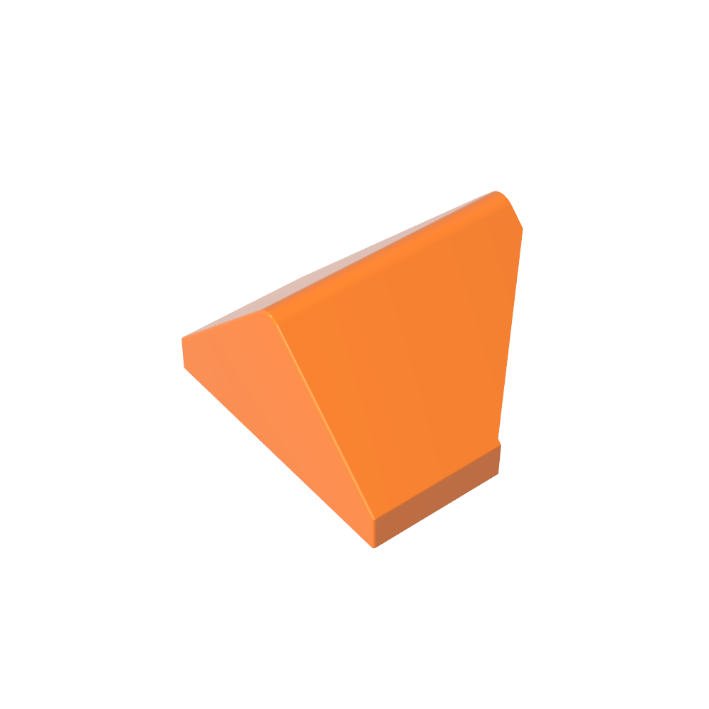 Schräg 45° 2 x 1 Doppelt / Invertiert mit Unterrohr - MyGobricks