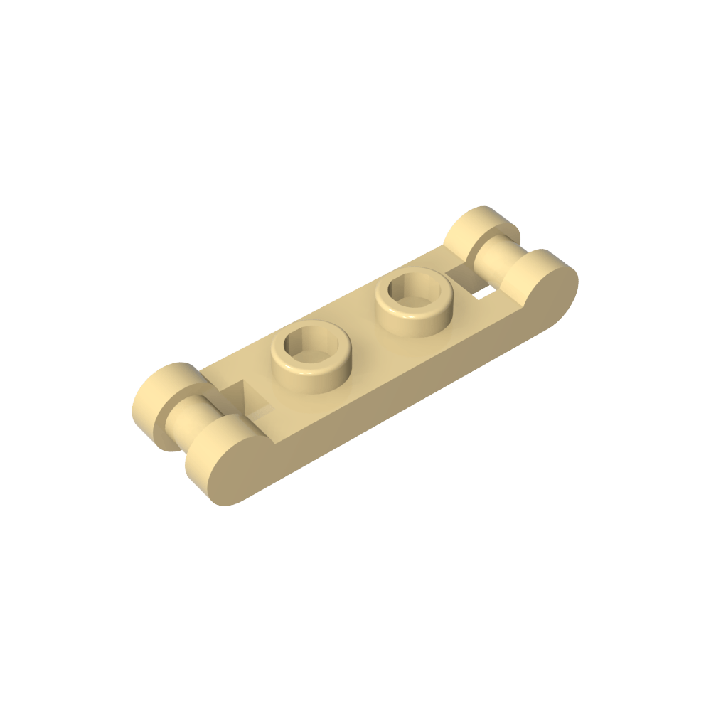 Platte Spezial 1 x 2 mit Griffen an den Enden-MyGobricks