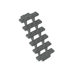 Treppe 7 x 4 x 6 Gerade Offen