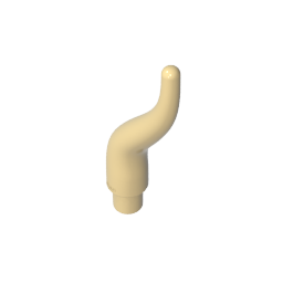 Tierkörperteil, Horn (Rind) / Tentakel / Ranke / Zweig / Zunge - lang