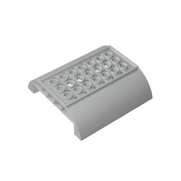 Schräg Gebogen 8 x 8 x 2 Invertiert Doppelt