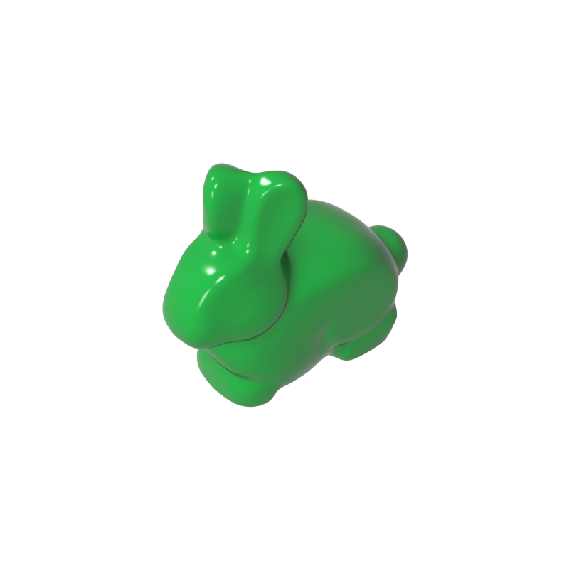 kleines weißes Kaninchen