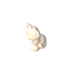 Tier, Katze, Sitzend [Plain]
