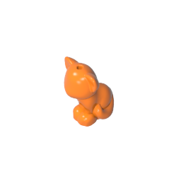 Tier, Katze, Sitzend [Plain]