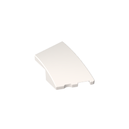 3x2 Keilförmiger gebogener Stein (rechts)