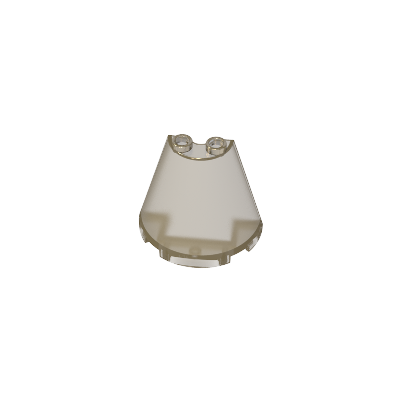 2x4x3 Dach-Halbkegel-Wandpaneel