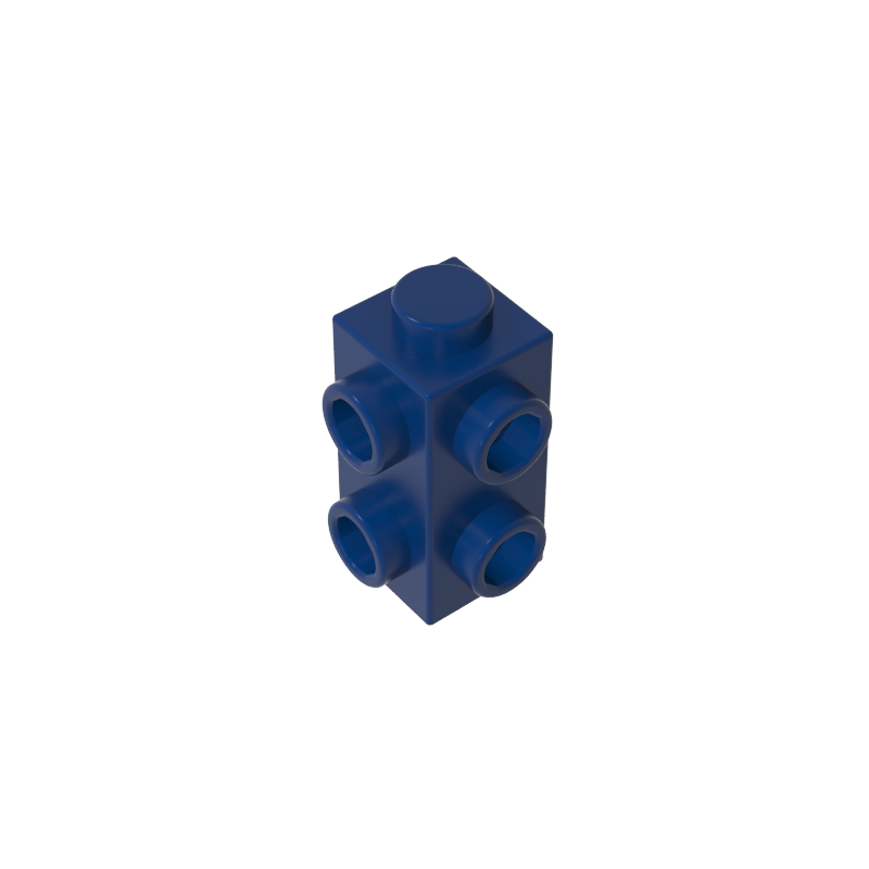 1x1x2 doppelseitiger Ziegelstein mit erhabenen Punkten