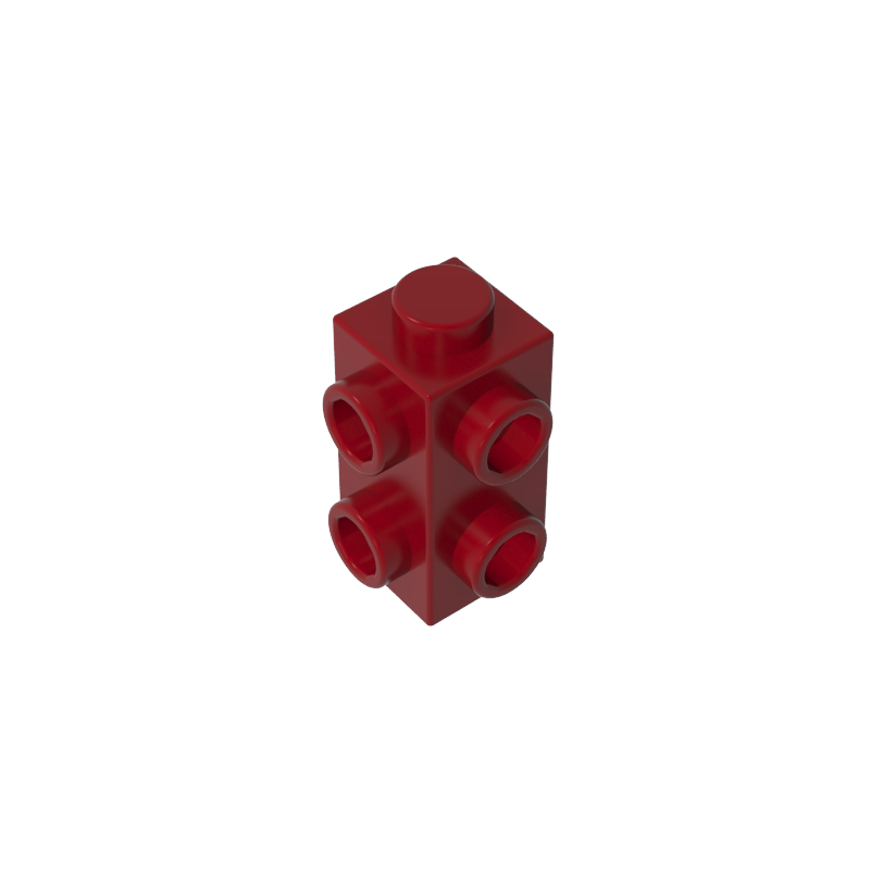 1x1x2 doppelseitiger Stein mit erhabenen Punkten