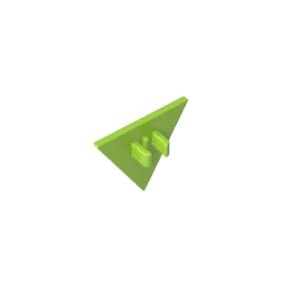 Dreieckige Logoteile