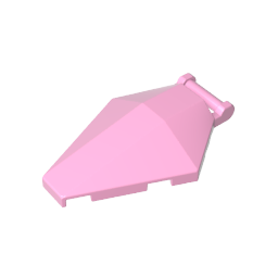 Windschutzscheibe 6 x 4 x 1 Sechseckig mit Griff - MyGobricks