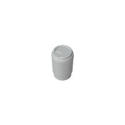 Minifigur mit einem Kaffeebecher/To-Go-Becher